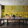 Downtown Directions Mural Wallpaper - room preview 05