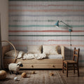Ikat Pattern III Mural Wallpaper - room preview 05