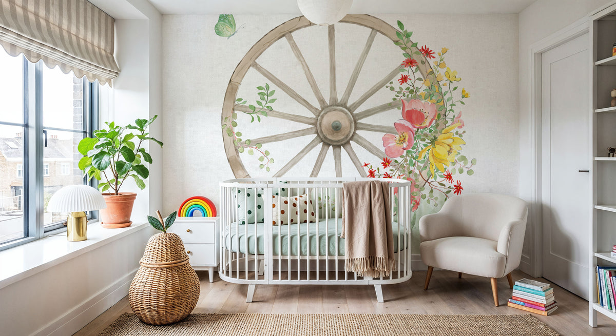 Soft Meadow VII Mural Wallpaper - room preview 05