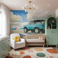 Beach Ride Parking Mural Wallpaper - room preview 05