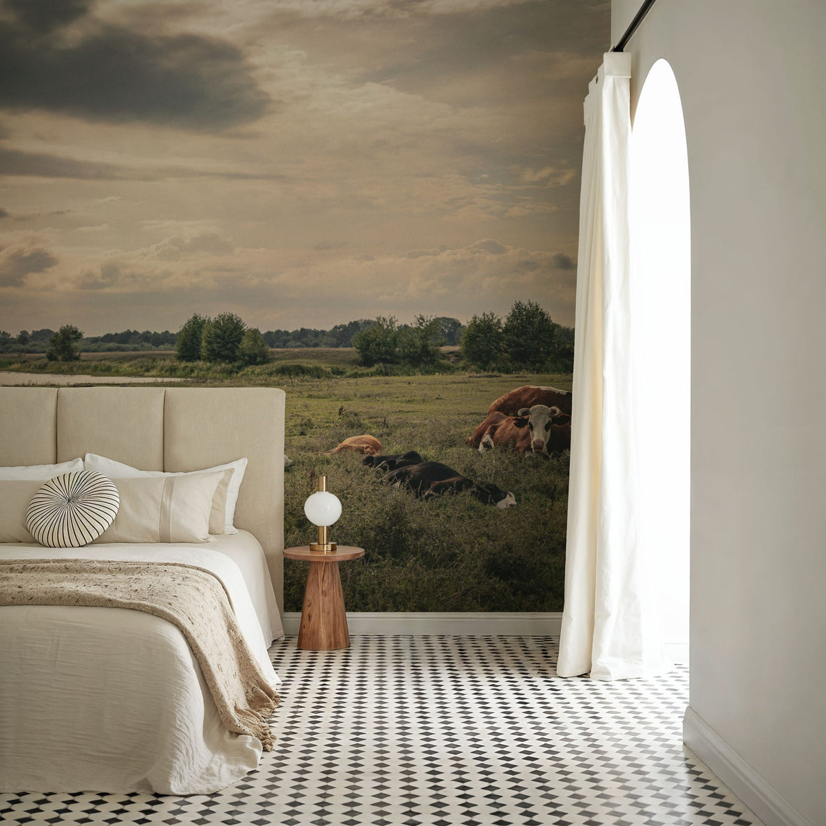 Rest on the River Mural Wallpaper - room preview 05