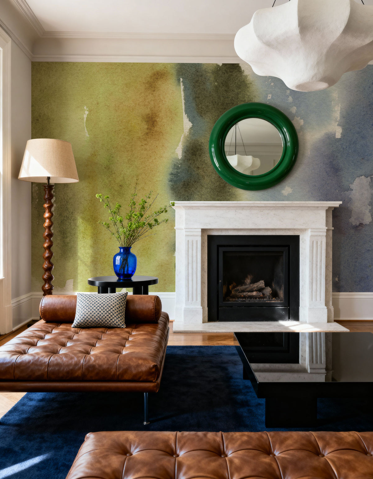 Cape Cod Abstract Honeybloom Mural Wallpaper - room preview 05