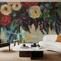 Winter Floral Mural Wallpaper - room preview 05