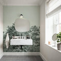 Over the Treetops, Seafoam Mural Wallpaper - room preview 05