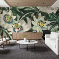 Passion Flowers Mural Wallpaper - room preview 05