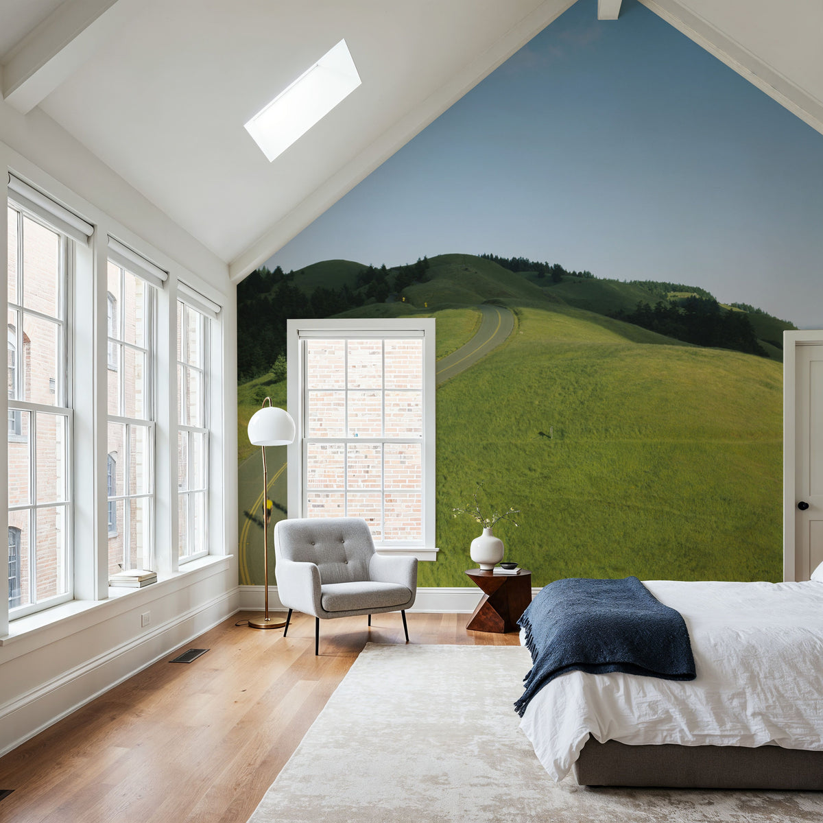 Coastal Cycling Journey Mural Wallpaper - room preview 05