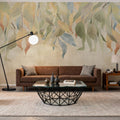 Under the Tree, Beige Mural Wallpaper - room preview 05