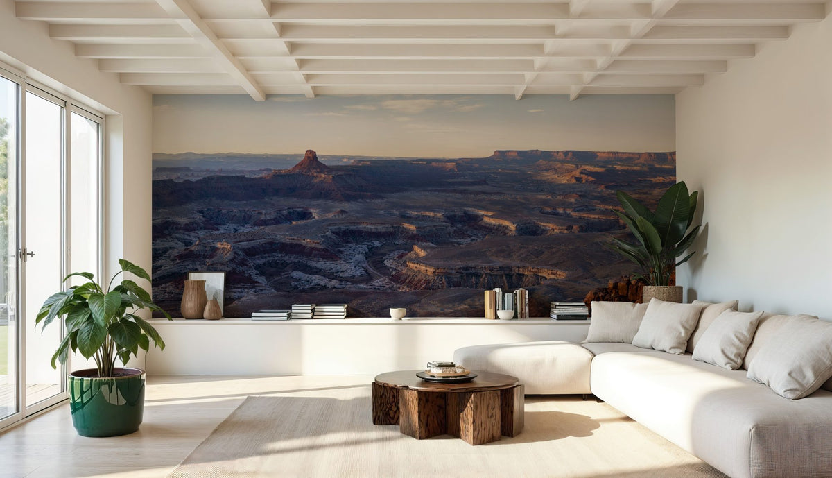 Crimson Buttes of Monument Valley Wide Mural Wallpaper - room preview 05