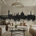 Florence Italy Skyline Concrete Mural Wallpaper - room preview 05