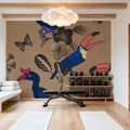 Laughing Birds Mural Wallpaper - room preview 05