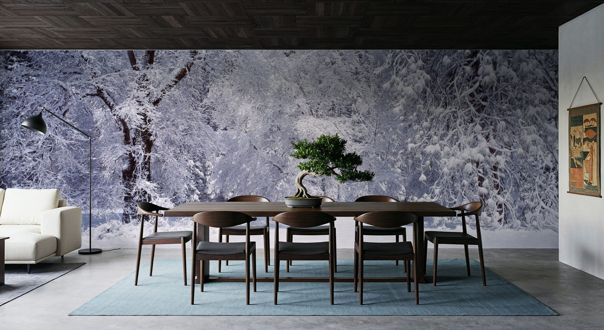 Winter Stillness Mural Wallpaper - room preview 05