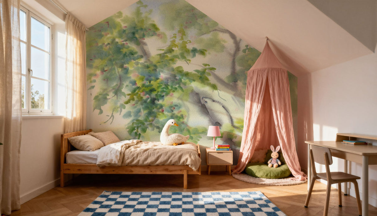Blossom Whisper Mural Wallpaper - room preview 06