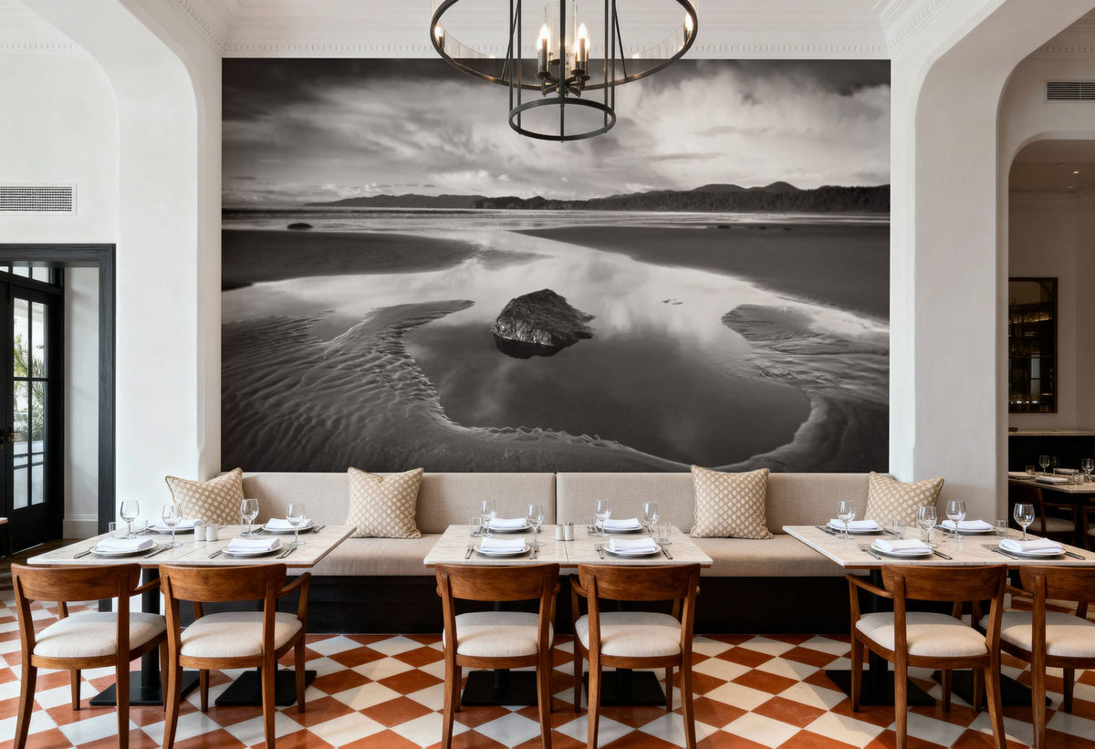 Clearing Storm on Washington Coast II Mural Wallpaper - room preview 05
