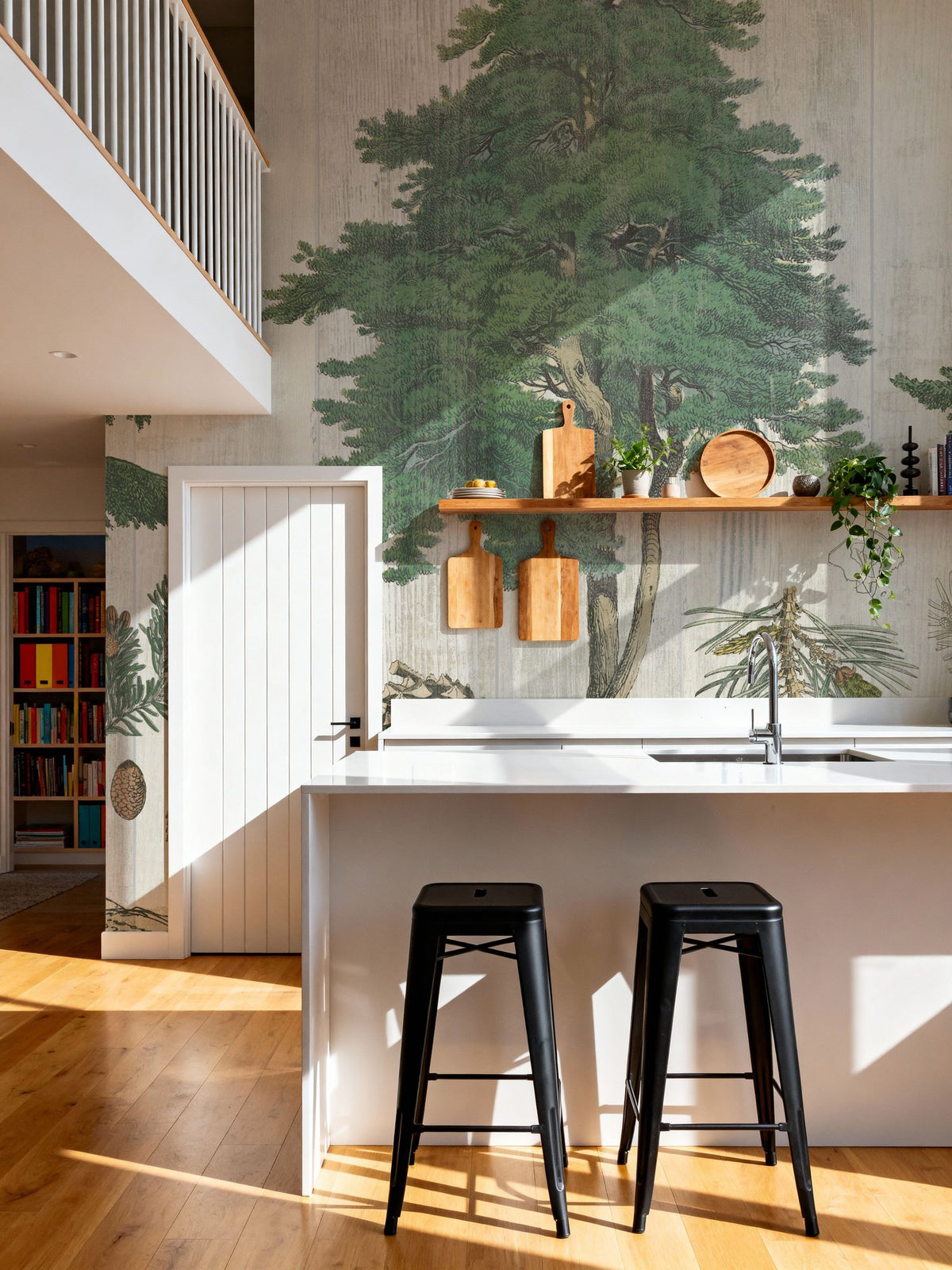 Woodland Chart I Mural Wallpaper - room preview 05