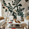 Monstera Vibes Mural Wallpaper - room preview 05