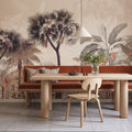 Tropical Forest Strolls Yellow Mural Wallpaper - room preview 05