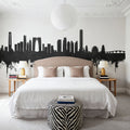 Suzhou China Skyline Black & White Mural Wallpaper - room preview 05