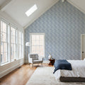 Pulse, Sky Blue Mural Wallpaper - room preview 05