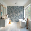 Jungle Leopards Blue Mural Wallpaper - room preview 05