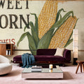 Fresh Picked Sweet Corn Mural Wallpaper - room preview 05
