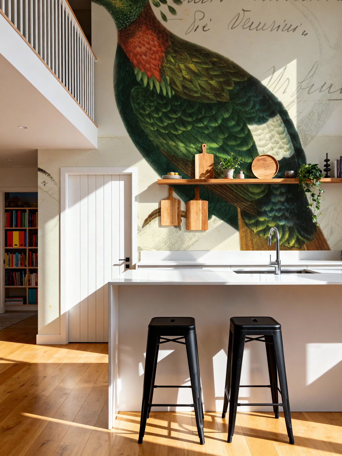 Pretty Bird IV Mural Wallpaper - room preview 05