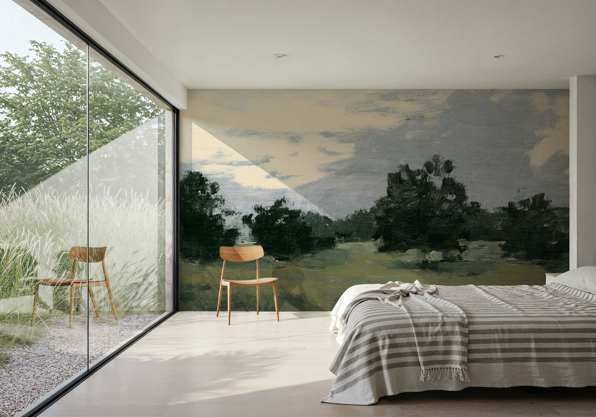 Sunset Fields Country Traditions Mural Wallpaper - room preview 05