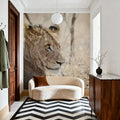 Young Lion Mural Wallpaper - room preview 05
