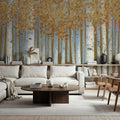 Bright Forest I Mural Wallpaper - room preview 05
