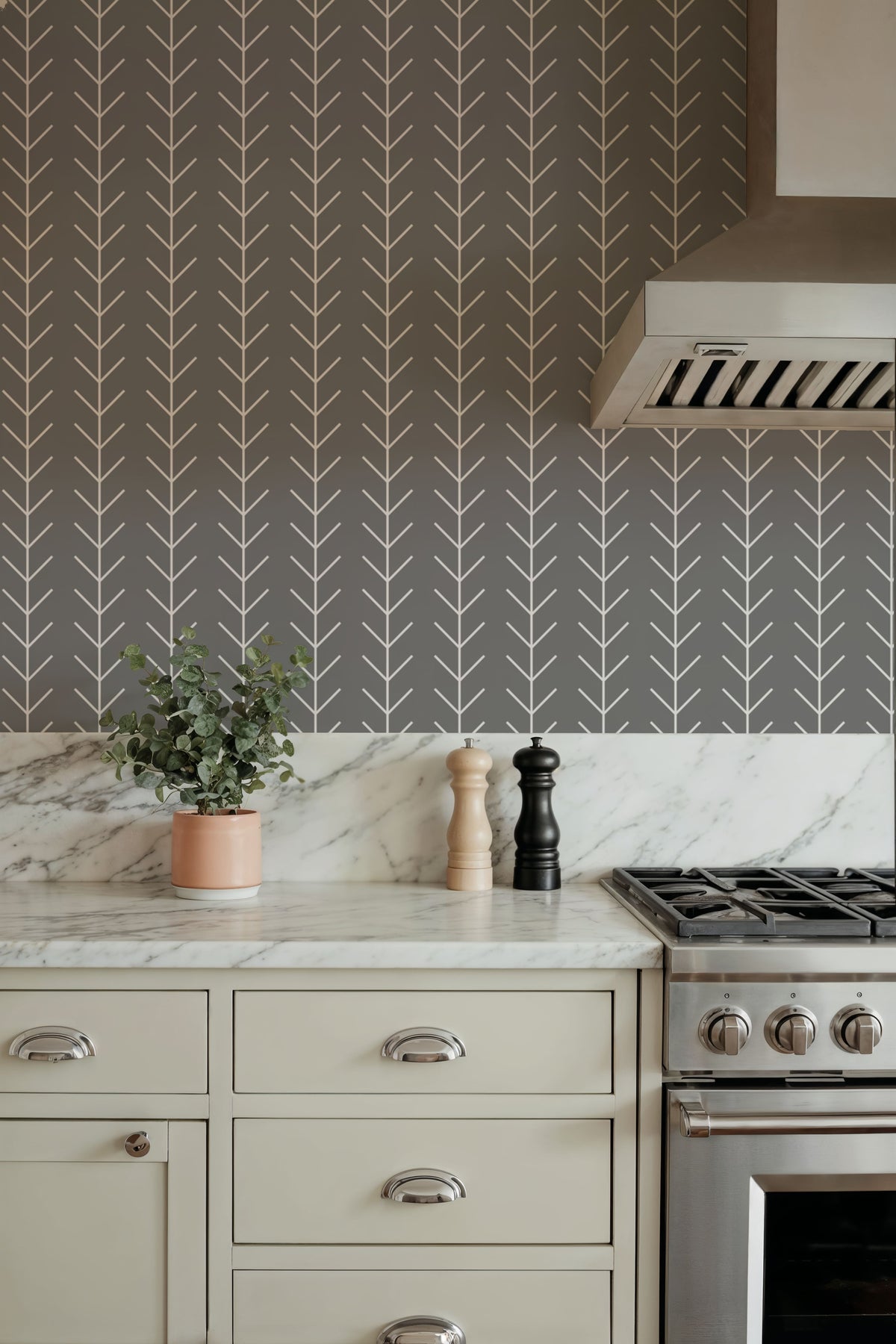 Rose Thorn Mural Wallpaper - room preview 05