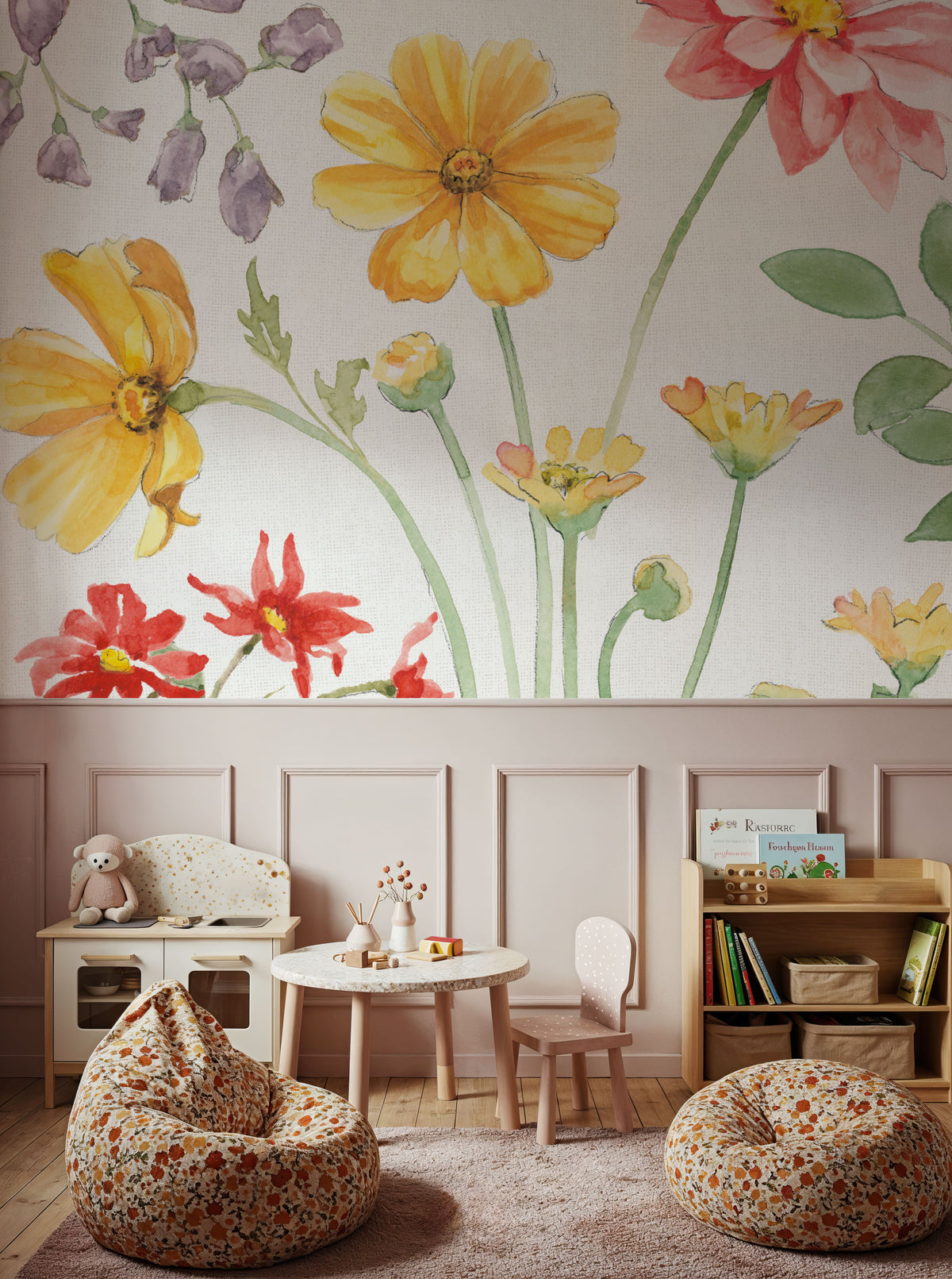 Soft Meadow II Mural Wallpaper - room preview 05
