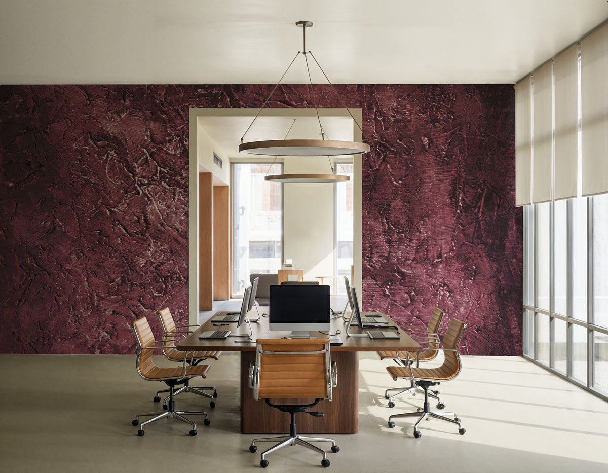 Forest Floor I Plum Mural Wallpaper - room preview 05