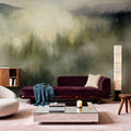 Neutral Valley Clouds Mural Wallpaper - room preview 05