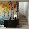 Joyful Forest Mural Wallpaper - room preview 05