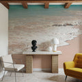 Pink Sand Shoreline Mural Wallpaper - room preview 05