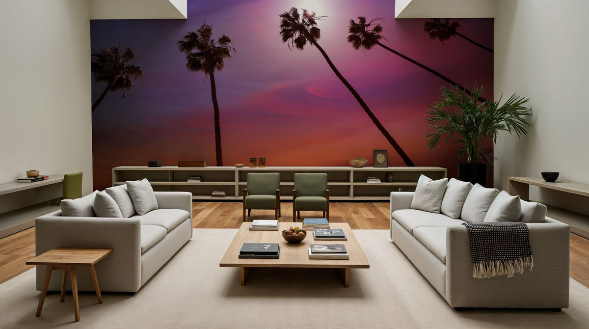 Thousand Palms Mural Wallpaper - room preview 05