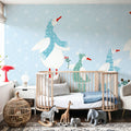 Ducks in the Snow I Mural Wallpaper - room preview 05