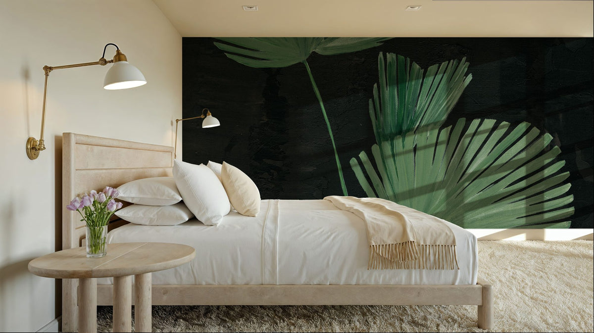 Palm Study Mural Wallpaper - room preview 05