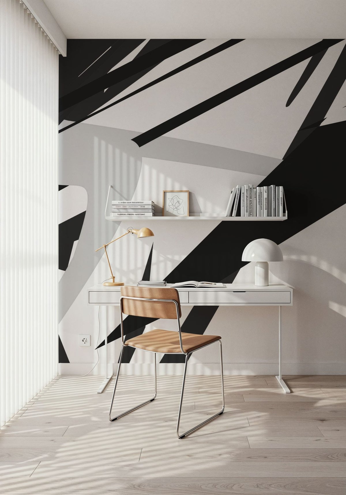 At the Racetrack Mural Wallpaper - room preview 05