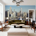 Harbor City Reflection Mural Wallpaper - room preview 05