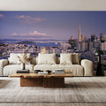 Highrise Twilight Metropolis Mural Wallpaper - room preview 05