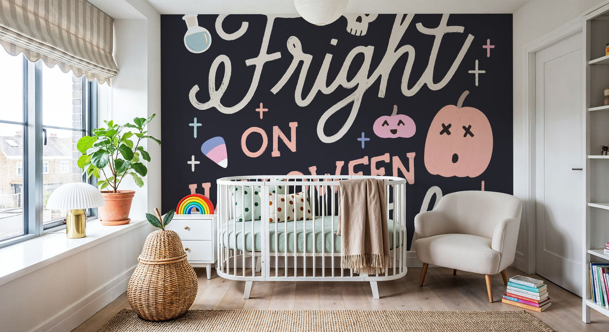 Trick or Treat VII Pastel Mural Wallpaper - room preview 05