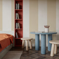 Circus Stripes, Beige Mural Wallpaper - room preview 05
