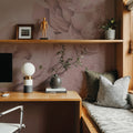 Transcendent Peony, China Rose Mural Wallpaper - room preview 05