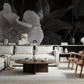 Wild Rose BW III Mural Wallpaper - room preview 05