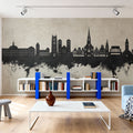 Münster Germany Skyline Concrete Mural Wallpaper - room preview 05