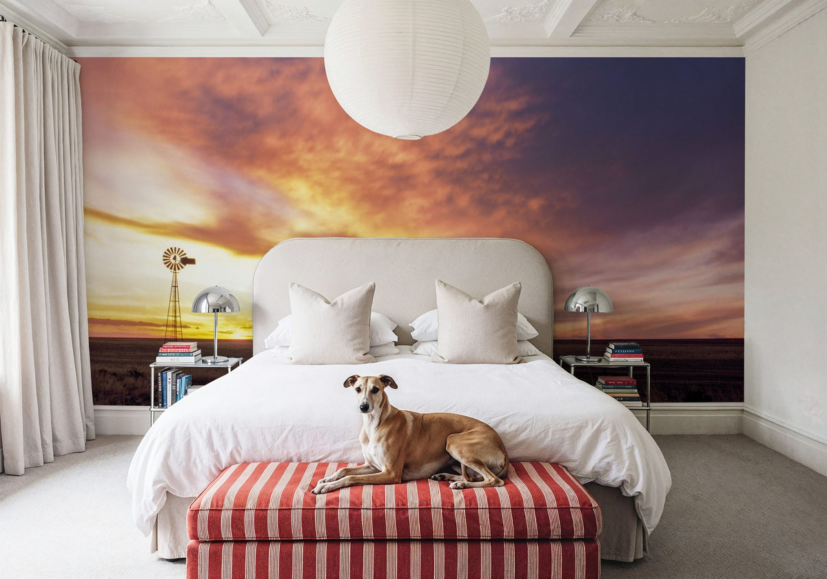 Sunset Solitude Mural Wallpaper - room preview 05