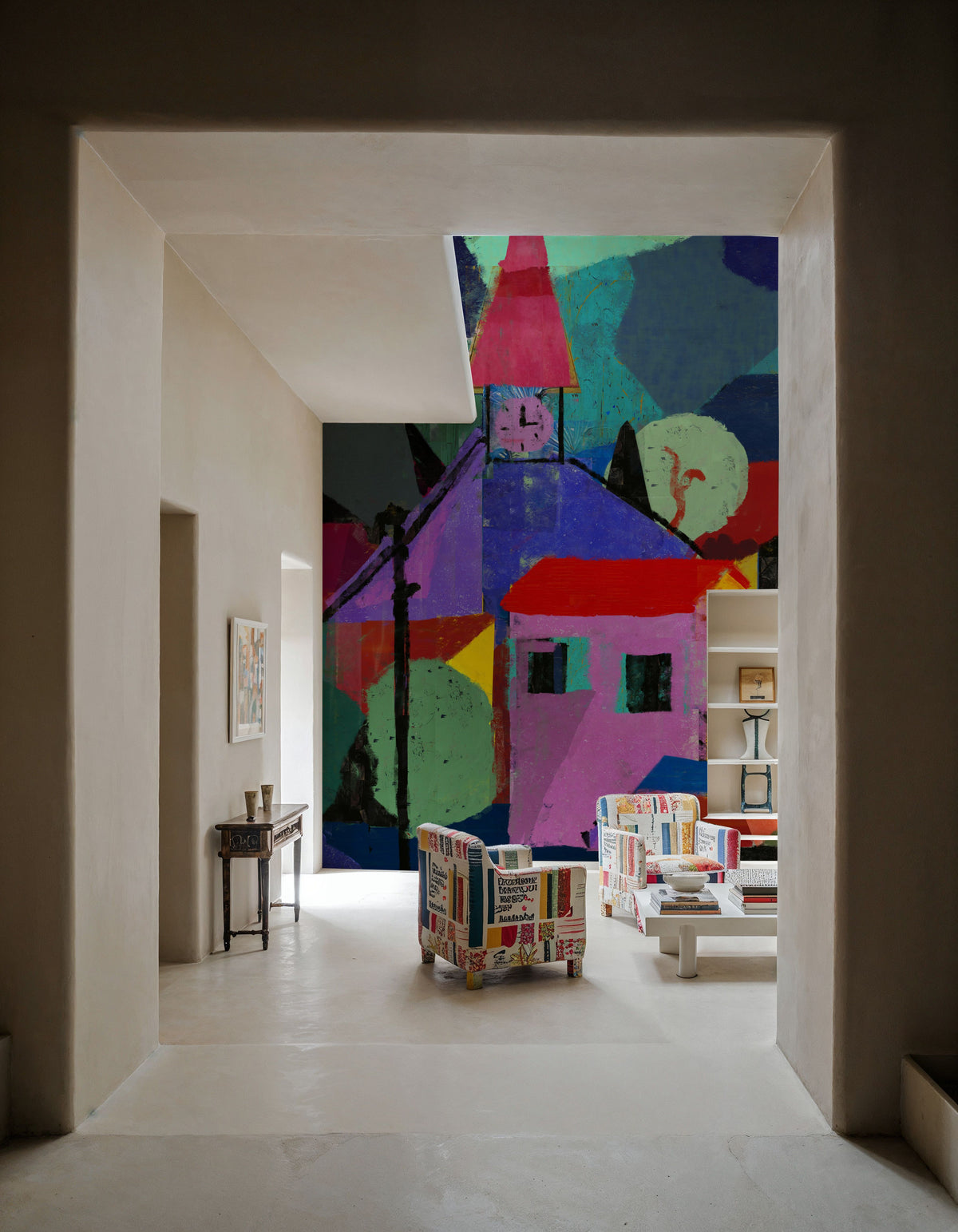 Village Fairytale Mural Wallpaper - room preview 05