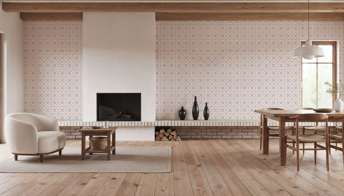 Zelij Map Mural Wallpaper - room preview 05