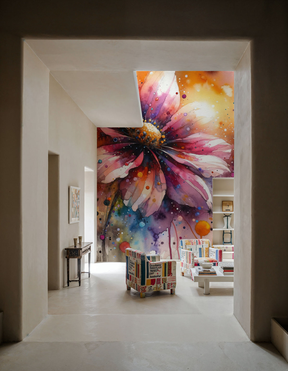 Blossoming Confidence Mural Wallpaper - room preview 05