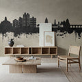 Nashik India Skyline Concrete Mural Wallpaper - room preview 05